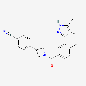 molecular formula C24H24N4O B10799404 Fasn-IN-3 