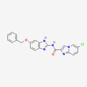 molecular formula C22H16ClN5O2 B10799484 Bace-IN-1 