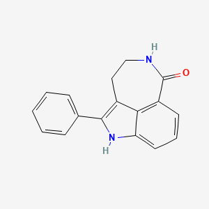 2-phenyl-3,10-diazatricyclo[6.4.1.04,13]trideca-1,4,6,8(13)-tetraen-9-one