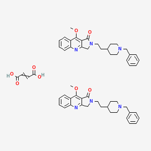 2-[2-(1-benzylpiperidin-4-yl)ethyl]-9-methoxy-3H-pyrrolo[3,4-b]quinolin-1-one;but-2-enedioic acid