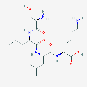 molecular formula C21H41N5O6 B10799623 SLLK, Control Peptide for TSP1 Inhibitor 