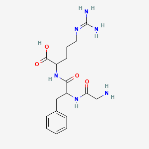 molecular formula C17H26N6O4 B10799635 Glycylphenylalanylarginine 