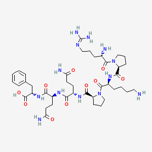 molecular formula C41H65N13O10 B10799661 Substance P (1-7) 