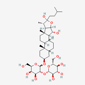 molecular formula C39H66O14 B10799687 Anemarrhenasaponin I 