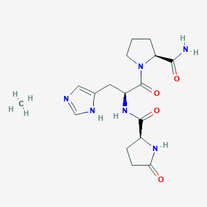 molecular formula C17H26N6O4 B10799691 TRF Acetate 