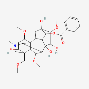 molecular formula C31H43NO10 B10799805 Mesaconine 14-benzoate 