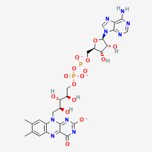 molecular formula C27H30N9O15P2-3 B10799899 FAD trianion 