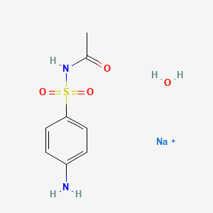 molecular formula C8H12N2NaO4S+ B10799973 Sulfacetamide (sodium monohydrate) 