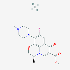 molecular formula C19H24FN3O4 B10800016 Levofloxacin (hydrate) 