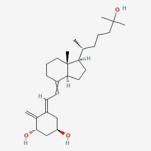 (1R,3S,5E)-5-[2-[(1R,3aS,7aR)-1-[(2R)-6-hydroxy-6-methylheptan-2-yl]-7a-methyl-2,3,3a,5,6,7-hexahydro-1H-inden-4-ylidene]ethylidene]-4-methylidenecyclohexane-1,3-diol