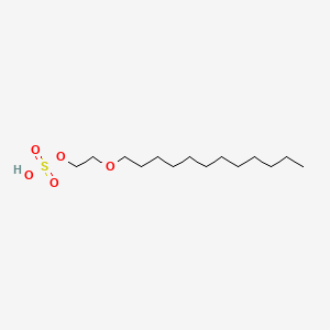 molecular formula C14H30O5S B10800105 2-Dodecoxyethyl hydrogen sulfate CAS No. 50602-06-7