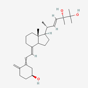 (E,3R,6R)-6-[(1R,4E,7aR)-4-[2-[(5S)-5-hydroxy-2-methylidenecyclohexylidene]ethylidene]-7a-methyl-2,3,3a,5,6,7-hexahydro-1H-inden-1-yl]-2,3-dimethylhept-4-ene-2,3-diol