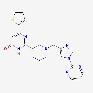 molecular formula C21H21N7OS B10800155 Ribocil-C (Racemate) 