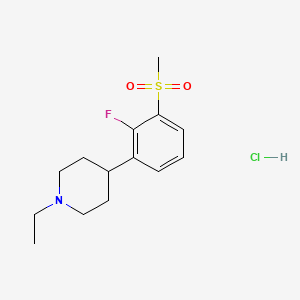 molecular formula C14H21ClFNO2S B10800168 Piperidine-MO-1 CAS No. 871351-61-0