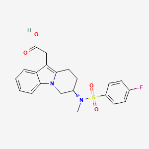 2-[(7S)-7-[(4-fluorophenyl)sulfonyl-methylamino]-6,7,8,9-tetrahydropyrido[1,2-a]indol-10-yl]acetic acid