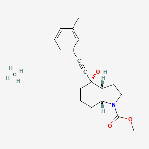 molecular formula C20H27NO3 B10800355 AFQ-056 racemate 