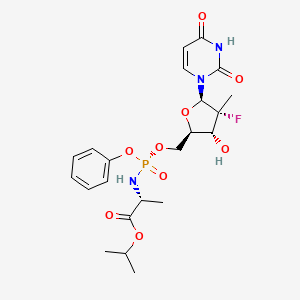 molecular formula C22H29FN3O9P B10800370 Sofosbuvir impurity A 