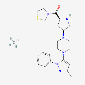 molecular formula C23H34N6OS B10800385 MP-513 (hydrobromide) 