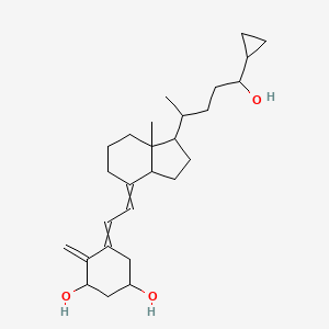 5-[2-[1-(5-cyclopropyl-5-hydroxypentan-2-yl)-7a-methyl-2,3,3a,5,6,7-hexahydro-1H-inden-4-ylidene]ethylidene]-4-methylidenecyclohexane-1,3-diol