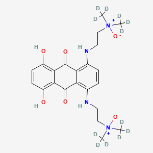 molecular formula C22H28N4O6 B10800440 Banoxantrone D12 