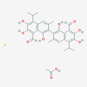 molecular formula C32H34O10S B10800455 CID 137699114 