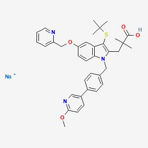 molecular formula C36H39N3NaO4S B10800467 CID 129010507 