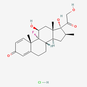 molecular formula C22H30ClFO5 B10800497 Betamethasone hydrochloride 