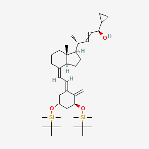 (1R,4R)-4-[(1R,3aS,4Z,7aR)-4-[(2E)-2-[(3S,5R)-3,5-bis[[tert-butyl(dimethyl)silyl]oxy]-2-methylidenecyclohexylidene]ethylidene]-7a-methyl-2,3,3a,5,6,7-hexahydro-1H-inden-1-yl]-1-cyclopropylpent-2-en-1-ol