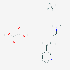 methane;(E)-N-methyl-4-pyridin-3-ylbut-3-en-1-amine;oxalic acid