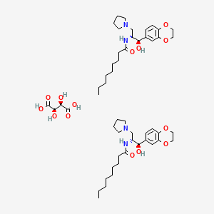 molecular formula C52H82N4O14 B10800611 Gqh5N7U72P CAS No. 943344-58-9