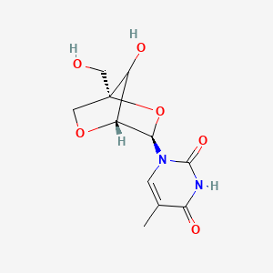 molecular formula C11H14N2O6 B10800753 1-(2'-O-4-C-Methylene-beta-D-ribofuranosyl)thymine 