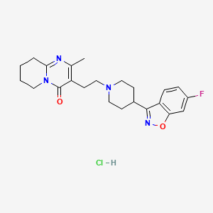 molecular formula C23H28ClFN4O2 B10800814 Risperidone hydrochloride CAS No. 666179-74-4