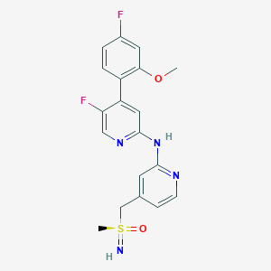 molecular formula C19H18F2N4O2S B10800902 Enitociclib CAS No. 1610408-97-3