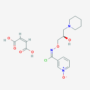 molecular formula C18H24ClN3O7 B10800910 (2R)-Arimoclomol Maleic Acid 