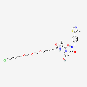 molecular formula C38H59ClN4O7S B10800970 (S,R,S)-AHPC-C6-PEG3-C4-Cl 