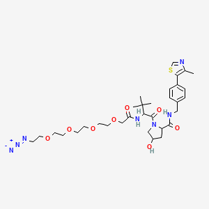 molecular formula C32H47N7O8S B10800981 VH032-Peg4-N3 