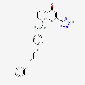 molecular formula C28H24N4O3 B10800986 6Pml6KB249 CAS No. 197506-02-8