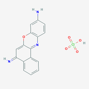 molecular formula C16H12ClN3O5 B10801029 Oxazine 9 perchlorate 