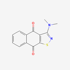 3-(dimethylamino)benzo[f][1,2]benzothiazole-4,9-dione