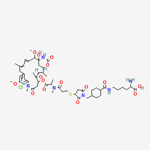 molecular formula C53H75ClN6O15S B10801044 Lys-SMCC-DM1 