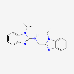 (1-Ethyl-1H-benzoimidazol-2-ylmethyl)-(1-isopropyl-1H-benzoimidazol-2-yl)-amine