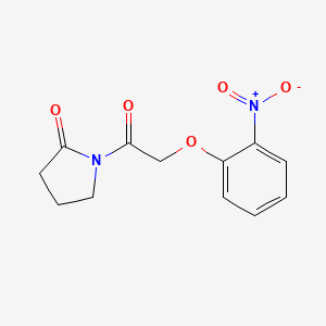 1-(2-(2-Nitrophenoxy)acetyl)pyrrolidin-2-one