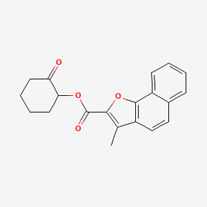 molecular formula C20H18O4 B10801248 2-Oxocyclohexyl 3-methylnaphtho[1,2-b]furan-2-carboxylate 