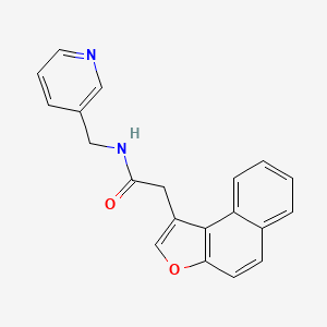 2-(naphtho[2,1-b]furan-1-yl)-N-(pyridin-3-ylmethyl)acetamide