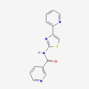 N-(4-(Pyridin-2-yl)thiazol-2-yl)nicotinamide