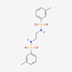 molecular formula C16H20N2O4S2 B10801327 N,N'-(Ethane-1,2-diyl)bis(3-methylbenzenesulfonamide) 