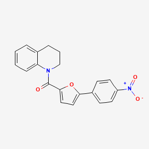 (3,4-Dihydroquinolin-1(2H)-yl)(5-(4-nitrophenyl)furan-2-yl)methanone