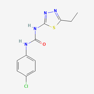 1-(4-Chlorophenyl)-3-(5-ethyl-1,3,4-thiadiazol-2-yl)urea