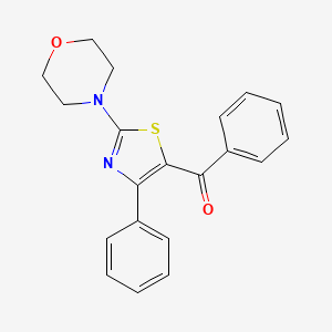 molecular formula C20H18N2O2S B10801423 4-(5-Benzoyl-4-phenyl-1,3-thiazol-2-yl)morpholine 