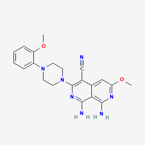 molecular formula C21H23N7O2 B10801424 Rac1-IN-3 